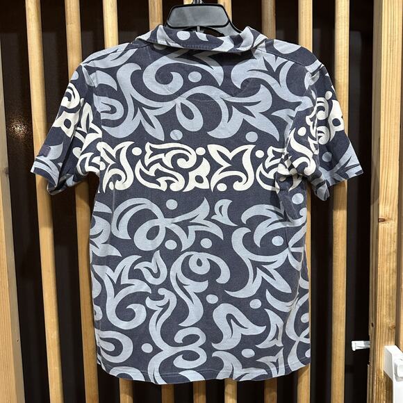 Polo Sport Ralph Lauren Polo Shirt Boys Small Blue Tribal Pattern Short Sleeve - Picture 4 of 6